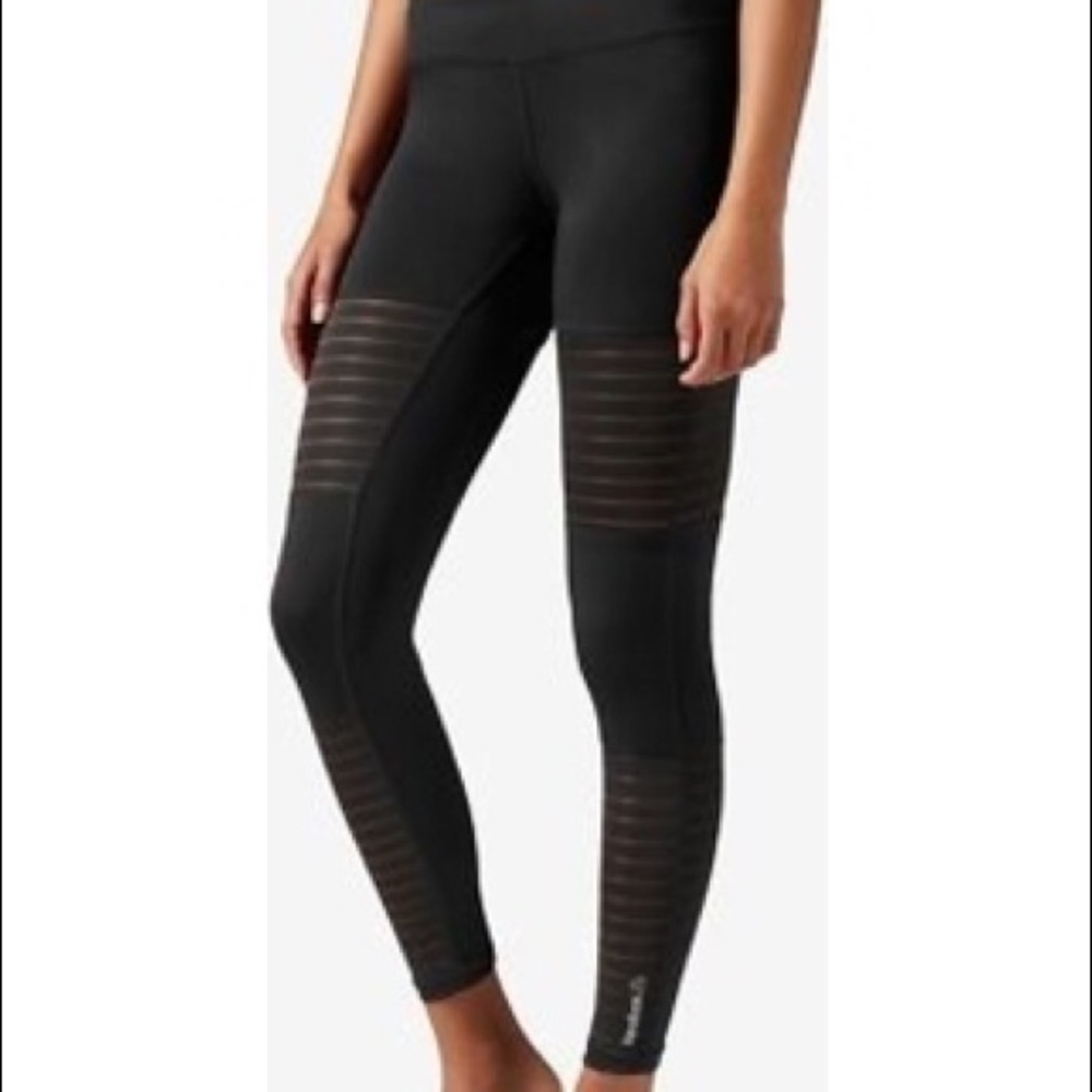Reebok mesh workout leggings